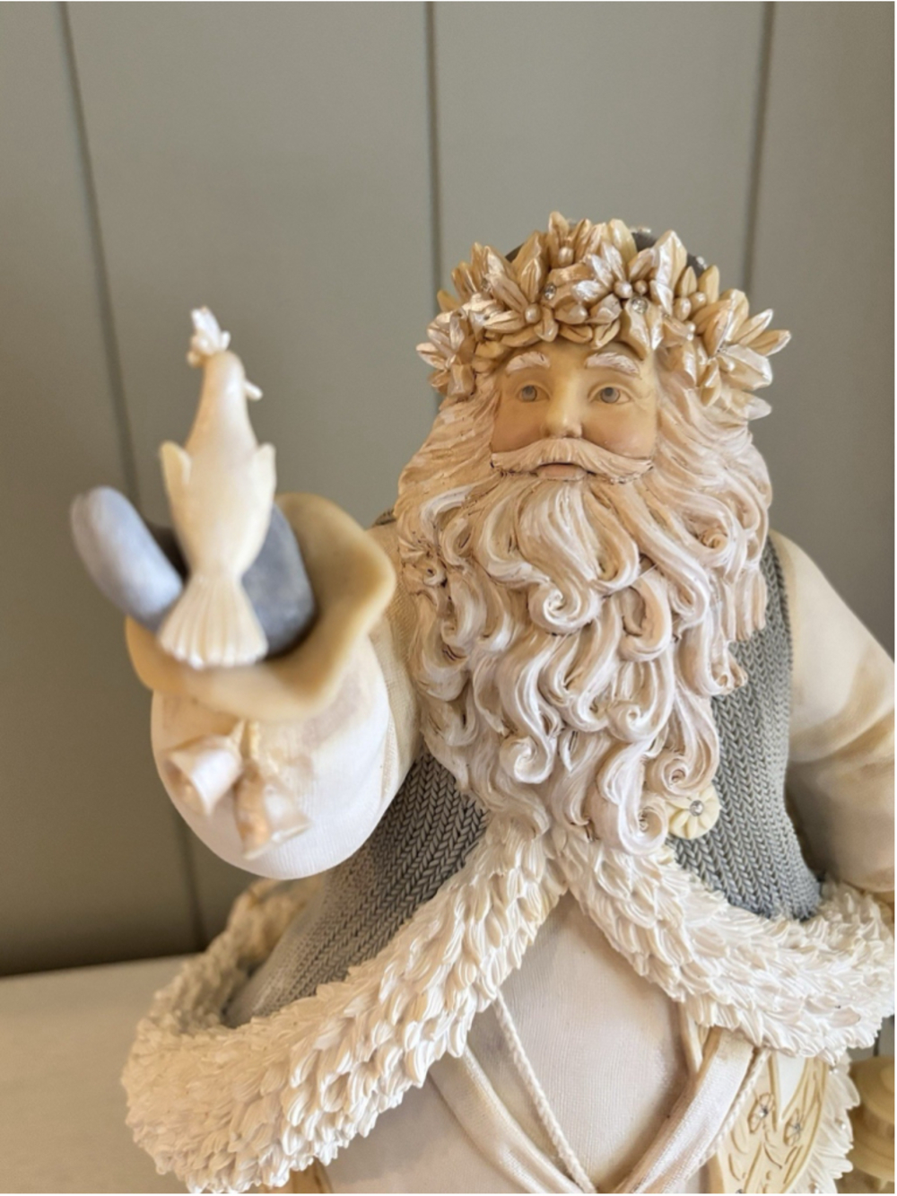 Enesco Masterpiece Santa 2012 Figure 4026889 Gift Of Peace 12.5” Retired READ - Picture 11 of 12